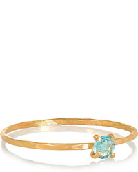 Melissa Joy Manning 14 Karat Gold Topaz Ring