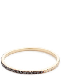 Ef Collection 14k Gold Two Tone Eternity Stack Ring