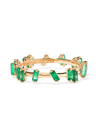 Suzanne Kalan 18 Karat Gold Emerald Ring