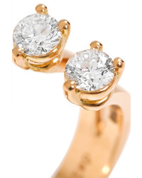 Delfina Delettrez 18 Karat Rose Gold Diamond Phalanx Ring
