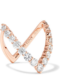 Anita Ko 18 Karat Rose Gold Diamond Ring 6