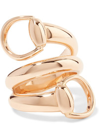 Gucci 18 Karat Rose Gold Horsebit Ring