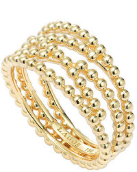 Lagos 18k Covet Caviar Unlaced Band Ring Size 7