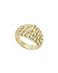 Lagos 18k Gold Caviar Bold Ring Size 7