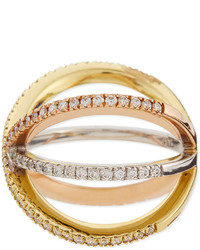 Roberto Coin 18k White Gold Diamond Double Crisscross Ring