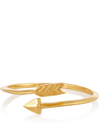 Aamaya By Priyanka Arrow Gold Plated Ring