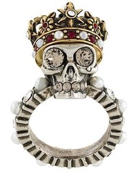 Alexander McQueen Queen Skull Ring