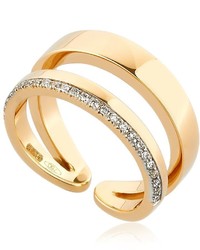 Antonini Siracusa Double Band Diamond Midi Ring