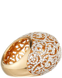 Pomellato Arabesque Pav Diamond Dome Ring In 18k Gold