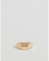 Asos Curve Curve Pack Of 3 Sovereign Ring Pack