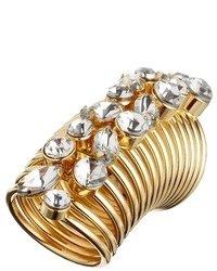 Asos Jewelled Wire Ring Gold