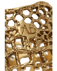 Aurelie Bidermann Aurlie Bidermann Lace Gold Plated Ring 54