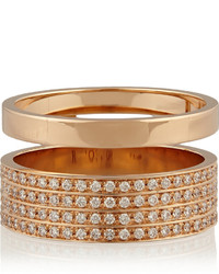 Repossi Berbre 18 Karat Rose Gold Diamond Ring