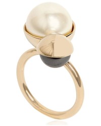 Maison Margiela Black White Imitation Pearl Ring