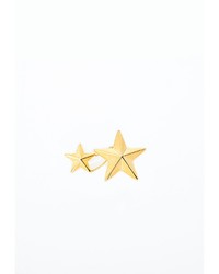 Missguided Bronagh Double Star Statet Ring Gold