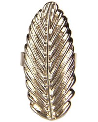Boohoo Cally Leaf Feather Statet Ring