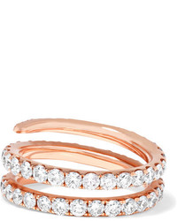 Anita Ko Coil 18 Karat Rose Gold Diamond Phalanx Ring 4