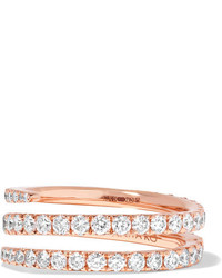 Anita Ko Coil 18 Karat Rose Gold Diamond Ring 5
