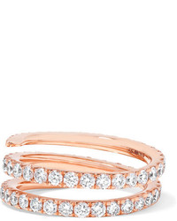 Anita Ko Coil 18 Karat Rose Gold Diamond Ring 5