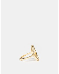 Asos Collection 70s Statet Peace Ring