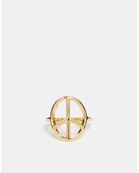 Asos Collection 70s Statet Peace Ring