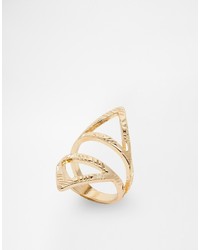 Asos Collection Double Open Triangle Ring