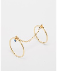 Asos Collection Fine Chain Linked Rings