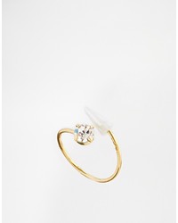 Asos Collection Limited Edition Open Crystal Triangle Ring