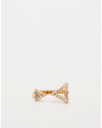 Asos Collection Open Stone Triangle Ring
