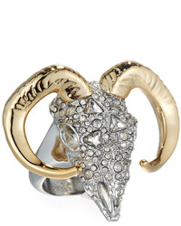 Alexis Bittar Crystal Encrusted Horned Ram Ring