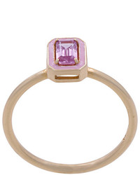 Alison Lou Dearest S Pink Sapphire Ring