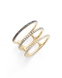 Ef Collection Diamond Triple Fade Stacking Ring