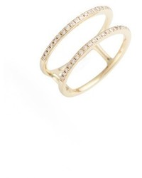 Ef Collection Double Row Diamond Ring