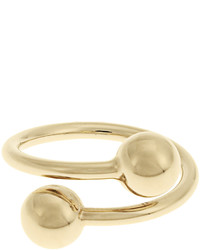 J.W.Anderson Double Sphere Gold Plated Ring