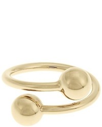 J.W.Anderson Double Sphere Gold Plated Ring
