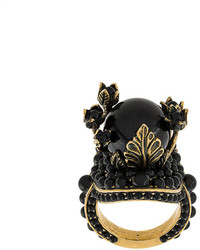 Gucci Embellished Flower Ring