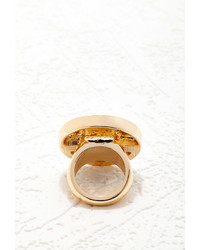 Forever 21 Faux Stone Circle Ring