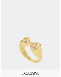 Susan Caplan Vintage For Asos Joined Heart Ring