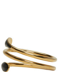 Isabel Marant Gold And Black Wrap Ring