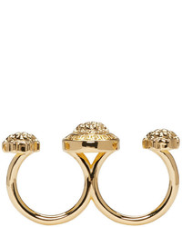 Versace Gold Medusa Knuckle Ring