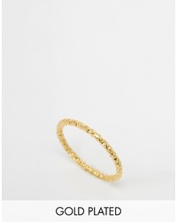 Dogeared Gold Plated Midi Love Sparkle Ring