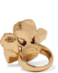 Oscar de la Renta Gold Plated Ring One Size