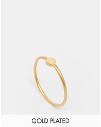 Dogeared Gold Plated The Circle Ring