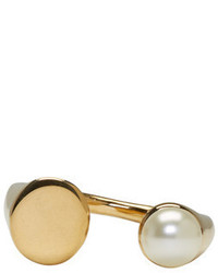 Chloé Gold Small Darcey Pearl Ring