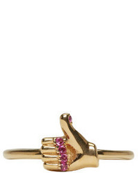 Marc Jacobs Gold Thumbs Up Something Special Ring