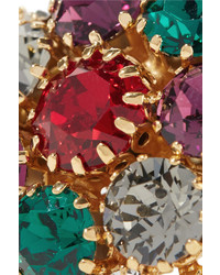 Dolce & Gabbana Gold Tone Crystal Ring