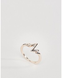 Asos Heartbeat Pinky Ring