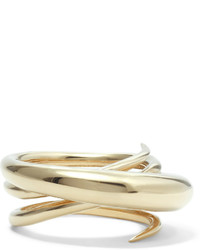 Charlotte Chesnais Hurly Burly Gold Plated Ring 51
