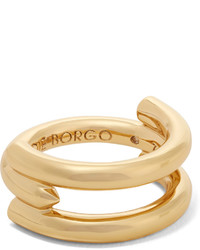 Eddie Borgo Idle Gold Plated Ring 7