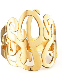 Jennifer Zeuner Jewelry Jennifer Zeuner Three Initial Monogram Ring